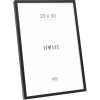 Deknudt S029S2 Cadre photo simple 20x30 cm aluminium mat noir