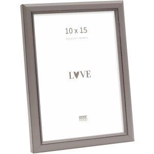 Deknudt S236F7 Cadre photo gris bois 10x15 cm style rustique