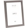 Deknudt S236F7 Cadre photo gris bois 10x15 cm style rustique