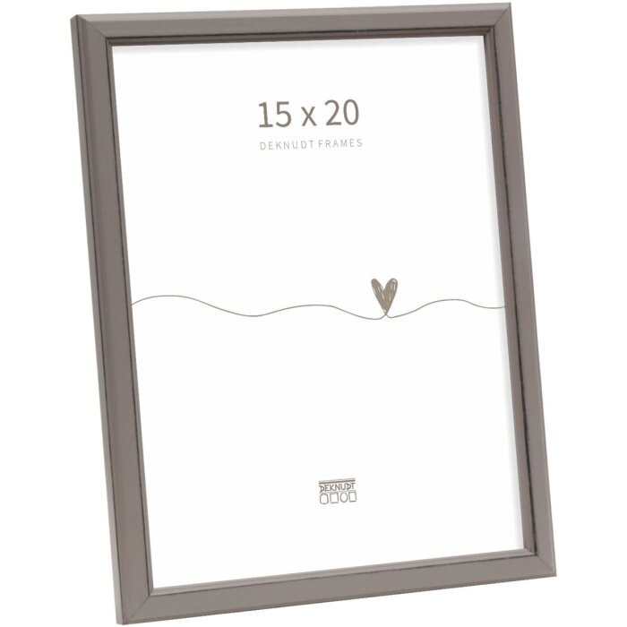 Deknudt S236F7 Cadre photo gris bois 15x20 cm style rustique