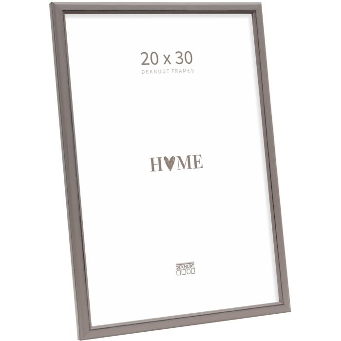 Cadre Photo Deknudt S236F7 Gris Bois 20x30 cm Style Rustique