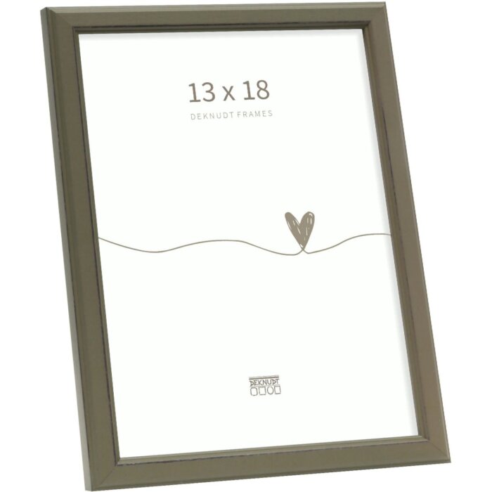 Deknudt S236F8 Cadre photo kaki bois 13x18 cm style rustique