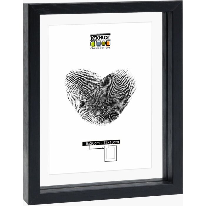 Cadre photo Deknudt S68SG2 Effet Flottant 15x20 cm