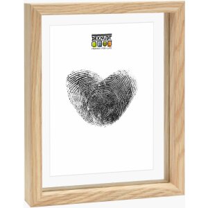 Deknudt S68SG2 Cadre en verre avec bordure en bois...