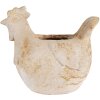Clayre & Eef 6MG0108 Décoration Pot de fleurs beige marron 31x20x27 cm style rustique