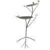 Clayre & Eef 6Y5656 Abreuvoir Oiseaux Métal Antique Vert-Marron 38x43x78cm
