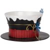 Clayre & Eef - Décoration Hut en métal Ø22 x 12 cm Noir, Bleu, Or