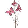 Clayre & Eef 50810 Décoration Branche avec papillons rose 14x5x85 cm