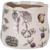 Clayre & Eef 6CETKG0001XS Pot de fleurs en céramique beige Ø 11x10 cm style rustique
