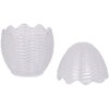 Clayre & Eef Bocal de stockage avec couvercle transparent D8 cm x H12 cm style rustique
