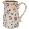 Clayre & Eef Vase Décorative Beige Floral 21x15x23 cm Céramique