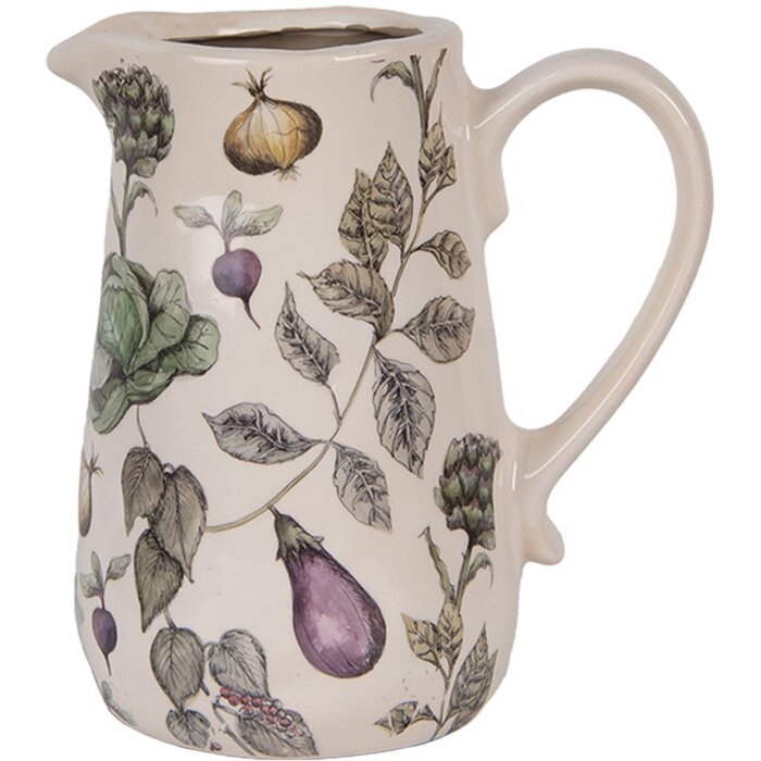 Clayre & Eef Pot décoratif motif légumes 16x12x18 cm