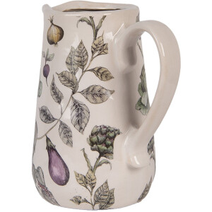 Clayre & Eef Pot décoratif motif légumes 16x12x18 cm