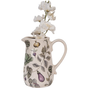 Clayre & Eef Pot décoratif motif légumes 16x12x18 cm
