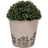Clayre & Eef 6CE2123XL Pot de Fleurs Décoration Ø 21x20 cm