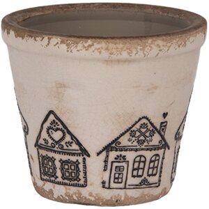 Clayre & Eef 6CE2123XS Pot de Fleurs Décoratif Ø 8x7 cm