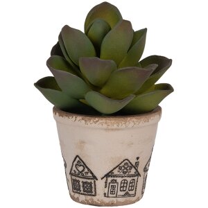 Clayre & Eef 6CE2123XS Pot de Fleurs Décoratif Ø 8x7 cm