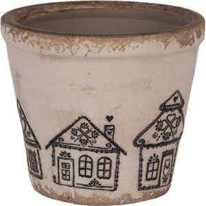 Clayre & Eef 6CE2123XS Pot de Fleurs Décoratif Ø 8x7 cm