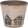 Clayre & Eef 6CE2123XS Pot de Fleurs Décoratif Ø 8x7 cm