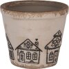 Clayre & Eef 6CE2123XS Pot de Fleurs Décoratif Ø 8x7 cm