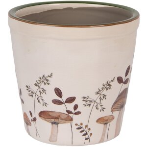 Clayre & Eef 6CELFJ0001M Pot de Fleurs Décoratif Ø 15x14 cm