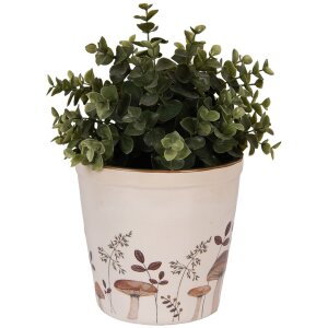 Clayre & Eef 6CELFJ0001M Pot de Fleurs Décoratif Ø 15x14 cm