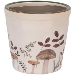 Clayre & Eef 6CELFJ0001M Pot de Fleurs Décoratif Ø 15x14 cm