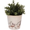 Clayre & Eef 6CELFJ0001M Pot de Fleurs Décoratif Ø 15x14 cm