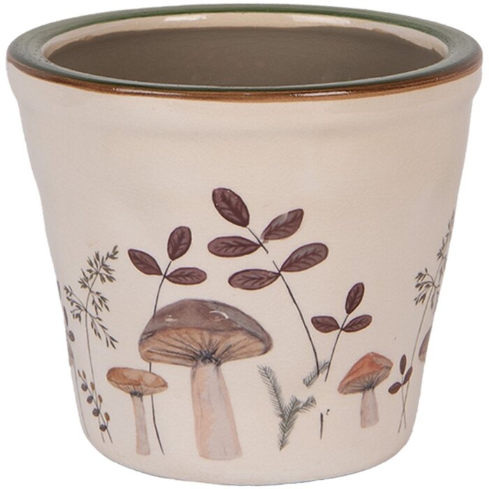 Clayre & Eef 6CELFJ0001S Pot Décoration Ø 12x11 cm