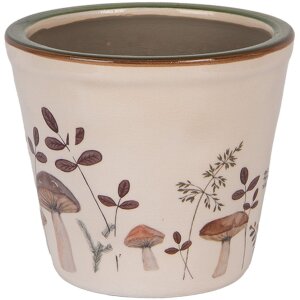 Clayre & Eef 6CELFJ0001S Pot Décoration Ø 12x11 cm