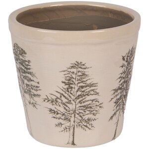 Clayre & Eef 6CENPT0001M Pot Décoration Ø 15x14 cm