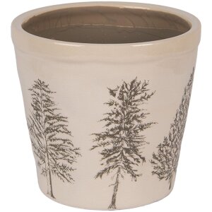 Clayre & Eef 6CENPT0001M Pot Décoration Ø 15x14 cm