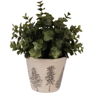 Clayre & Eef Pot à fleurs décoratif Ø 12x11 cm