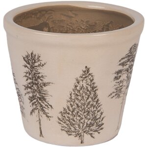 Clayre & Eef Pot à fleurs décoratif Ø 12x11 cm