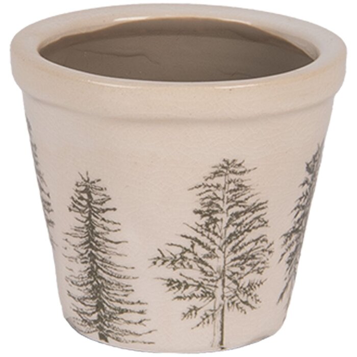 Clayre & Eef 6CENPT0001XS Pot de Fleurs Décoration Ø 8x7 cm