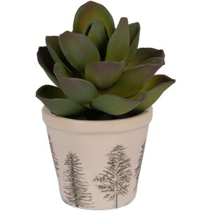 Clayre & Eef 6CENPT0001XS Pot de Fleurs Décoration Ø 8x7 cm