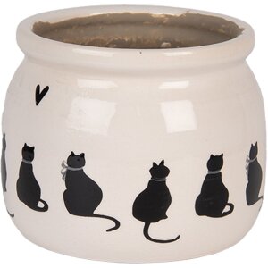 Clayre & Eef Pot de fleurs décoratif Ø 20x15 cm