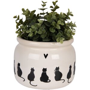 Clayre & Eef Pot de fleurs décoratif Ø 20x15 cm