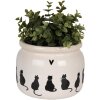 Clayre & Eef Pot de fleurs décoratif Ø 20x15 cm