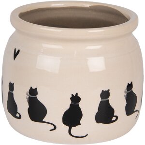 Clayre & Eef 6CEPWS0001M Pot de Fleurs Décoratif Ø 16x13 cm