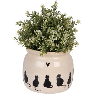 Clayre & Eef 6CEPWS0001M Pot de Fleurs Décoratif Ø 16x13 cm