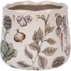 Clayre & Eef 6CETKG0001S Pot de Fleurs Beige Ø14x12 cm Céramique