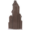 Clayre & Eef 5Y1379 Décoration de Noël Maison Rouge 28x8x56cm Métal Style Campagne