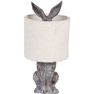 Clayre & Eef Lampe de table Lièvre E27 20x43...