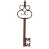 Clayre & Eef 6Y5851 Clé décorative 17x3x54 cm