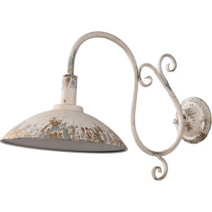 Clayre & Eef Applique Murale Beige Gris Rouille Fer...