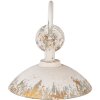 Clayre & Eef Applique Murale Beige Gris Rouille Fer 49x23x27cm E14 Style Antique