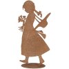 Clayre & Eef 6Y5958 Figur décorative enfant métal rouille 21x10x43 cm