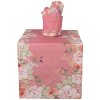 Clayre & Eef FFA64P Nappe Rose 50x140 cm Coton Fleurs Oiseaux