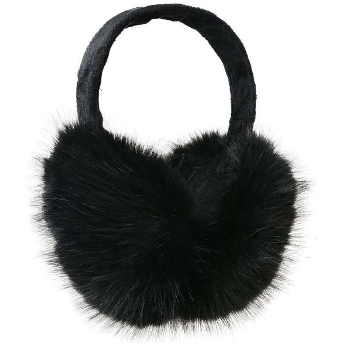 Juleeze JZEW0009Z Serre-tête chauffant noir polyester matelassé pour hiver